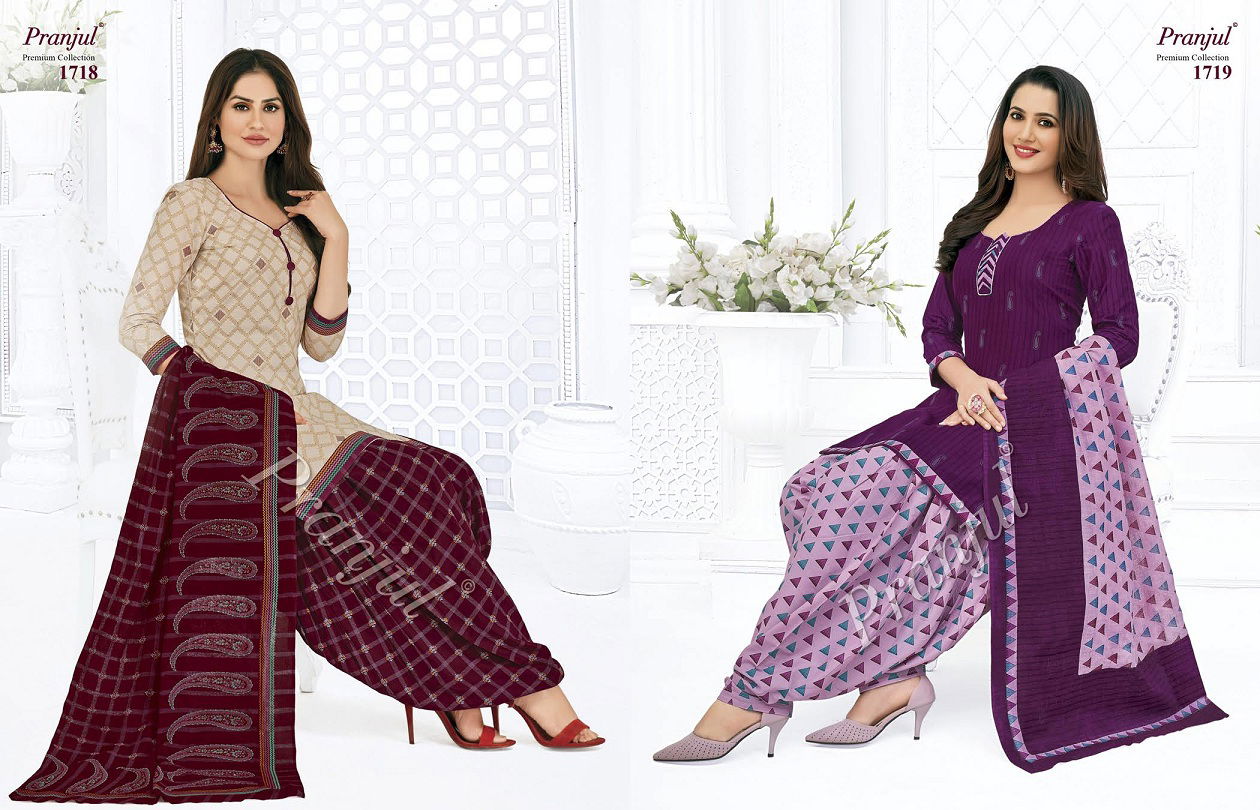 Pranjul Priyanka 17 Cotton Casual Daily Wear Printed Cotton Dress Material Collection